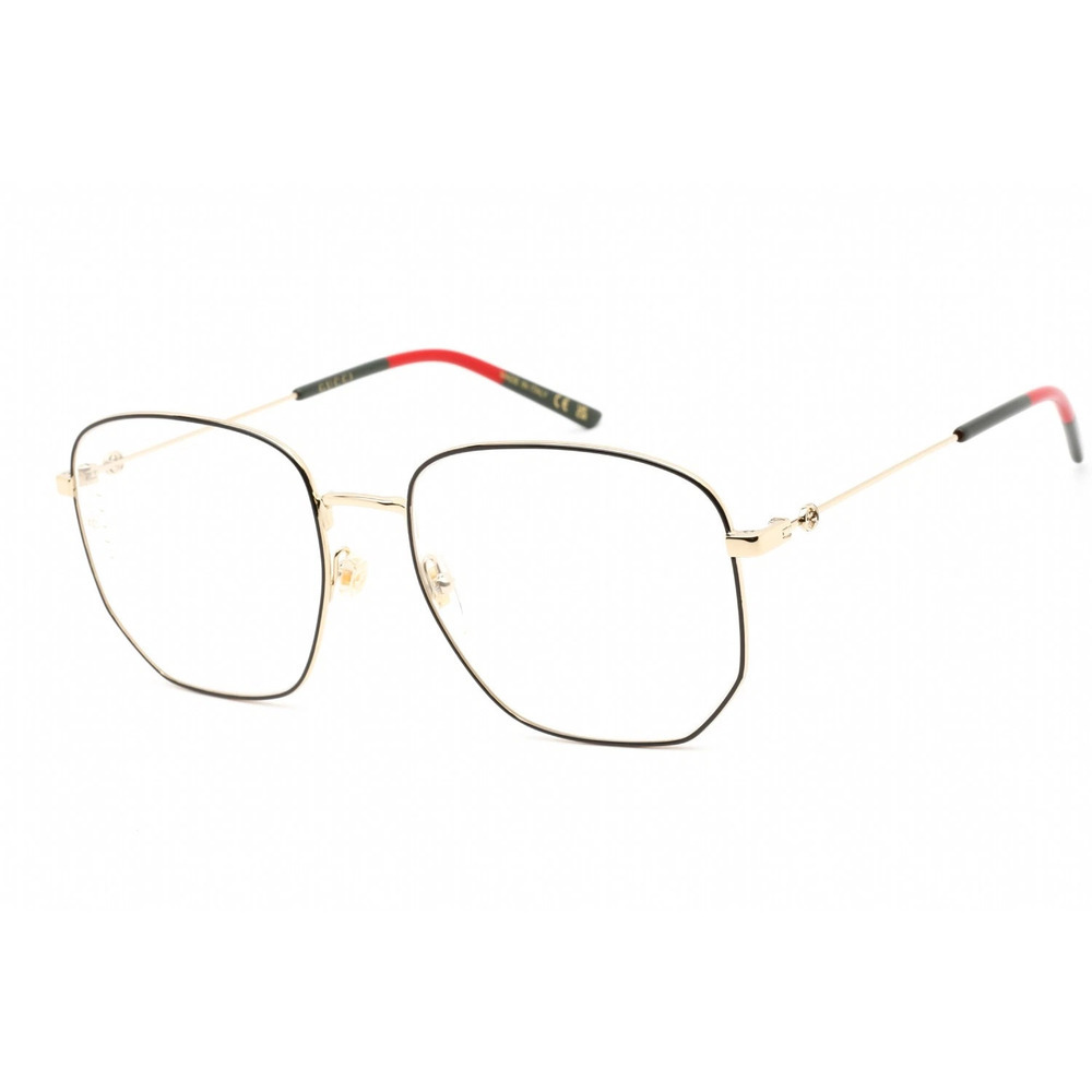 Gucci GG0396O Eyeglasses Gold Advertising Metal Round
